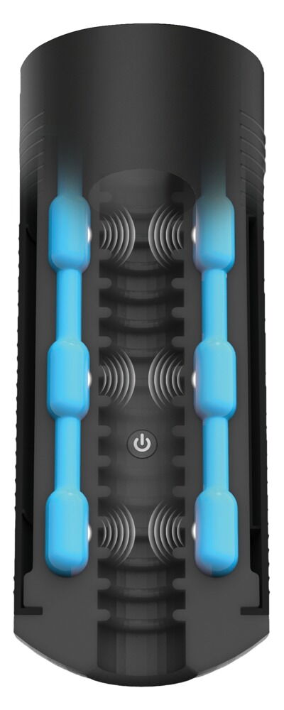 Masturbator „Titan“ mit 9 Vibrobullets im Inneren, einfache Touchpad-Bedienung